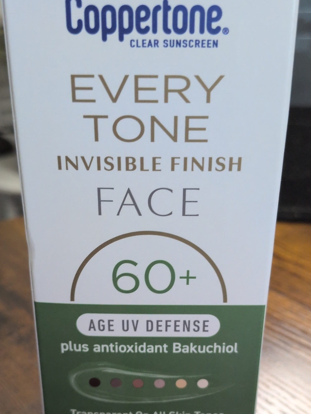 COPPERTONE Every Tone Invisible Finish Face Sunscreen SPF 60+ - Age Uv Defense